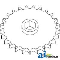 AH145983 - Sprocket, Row Unit; LH, 25 Teeth / 60 Chain 	