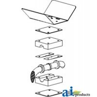 AH168158US-SET - Block, Walker Wood Bearing (Set Of 2) 	