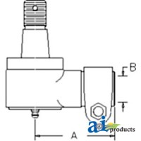 AL32866 - Cylinder End; Hydrostatic Steering 	