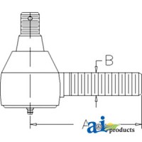 AL37523 - Tie Rod, Short Threaded	