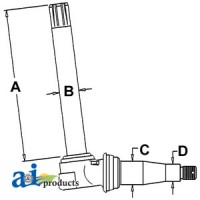 AL38381 - Spindle (RH/LH)	