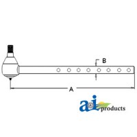 AR63587 - Tie Rod, Long (9 cross holes)	