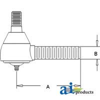 AR63589 - Tie Rod, Short Inner	