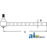 AR63593 - Tie Rod, Long (9 cross holes)	