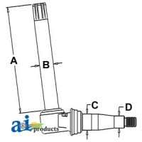 AR67416 - Spindle (RH/LH)	