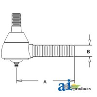 AR85945 - Tie Rod, Short Inner	