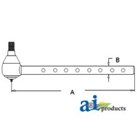 AR85947 - Tie Rod, Long (8 cross holes)	