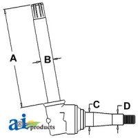 AR50981 - Spindle (RH/LH)	