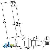 AR53850 - Spindle (RH/LH)	