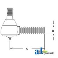 AR85945 - Tie Rod, Short Inner	