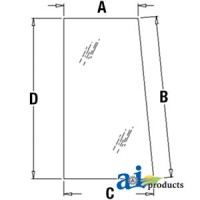 AT171898 - Glass, Side, Rear (LH) - Side, Front (RH)	