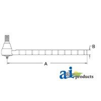 AT20945 - Tie Rod, 8 grooves	