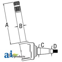 AT76138 - Spindle (RH/LH)	