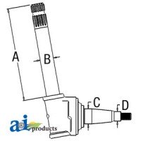 AT76138 - Spindle (RH/LH)	