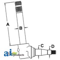 AT76758 - Spindle (RH/LH)	