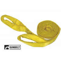 B1151520 - Pro Grip Tow Strap, 20' X 2" With Loops, Nylon