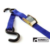 B1412490 - 6' X 1" Standard Cambuckle, Blue Webbing, Hooks