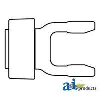 BP5720E0376 - Tractor Yoke, Splined 1 3/8 - 6 Spline - Slide Coll