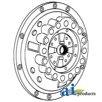 C5NN7563V - Pressure Plate: 11", pressed steel, w/o release plate