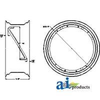 C5NN1050H - Rim, Power Adjust Wheel 11 X 28 4 Rail