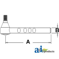 C7NN3A300A - Drag Link End (Front)	