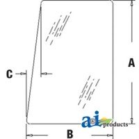 CG6123 - Glass, Rear, Side (RH/H)	