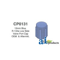 CP0131 - 13mm Blue R-134a Low Side Valve Port Cap Oem & Aftermarket 5 Pack