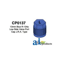 CP0137 - 13mm Blue R-143a Low Side Valve Port Cap J.R.A. Type 4 Pack