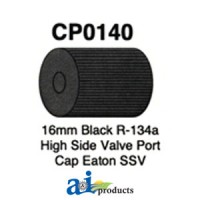 CP0140 - 16mm Black R-134a High Side Valve Port Cap Eaton Ssv 5 Pk