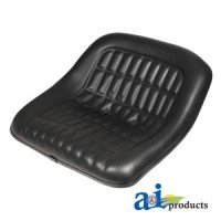 CS668-1V - Seat, 19" Pan, Steel, 7" Spacing, BLK VINYL