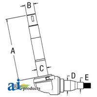 D2NN3105C - Spindle (RH)	