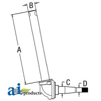 D4NN3106B - Spindle (LH)	