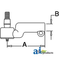 D4NN3289D - Tie Rod End (Female Thread)