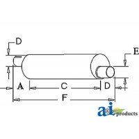 D4NN5230F - Muffler