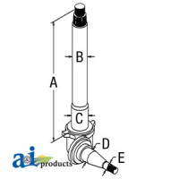 D5NN3105D - Spindle (RH)	