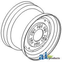 D5NN1007B - Rim, Front Wheel 10l X 16