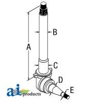 D5NN3105F - Spindle (RH)	