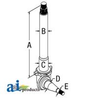 D5NN3106D - Spindle (LH)	