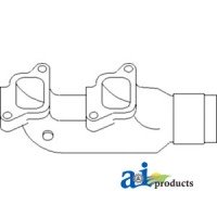 D5NN9431A - Manifold, Exhaust (Rear) 	