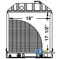 D8NN8005SB - Radiator w/ Oil Cooler	