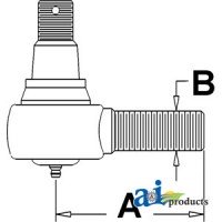 D8NN3A302AA - End, Power Steering	