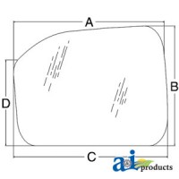 E0NN9400246BA - Glass, Front, Lower (RH) - Tinted 	