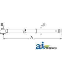 E1NN3307AA - Drag Link Tube w/ End	