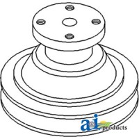 E2NN8610AB - Pulley, Water Pump (Single Groove)	