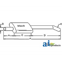 E4NN5230FA17M - Muffler