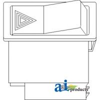 E4NN13A350AA - Switch Assembly, Hazard Warning 	