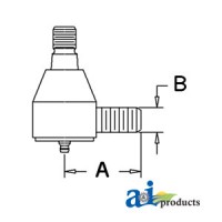 E6NN3A303AA - Cylinder End 	