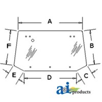 F0NN9442038BA - Glass, Rear	