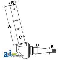 F2NN3105CA - Spindle (RH)	