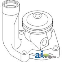 F2244R - Water Pump w/ Pulley